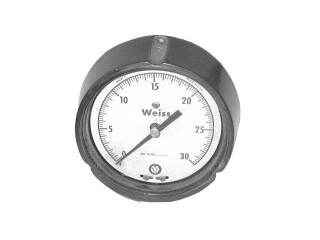 WEISS PRESSURE GUAGE 0- 30 LB PSI