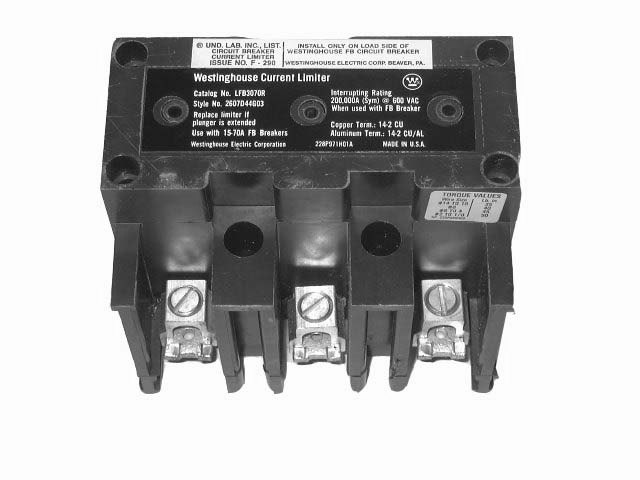 WESTINGHOUSE CURRENT LIMITER � LFB3070R